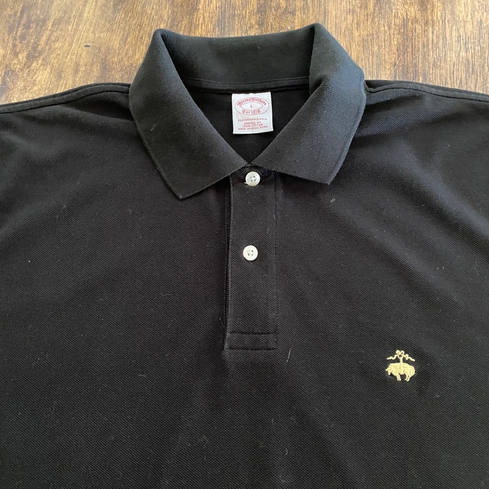 Men’s Brooks Brothers Black polo Shirt